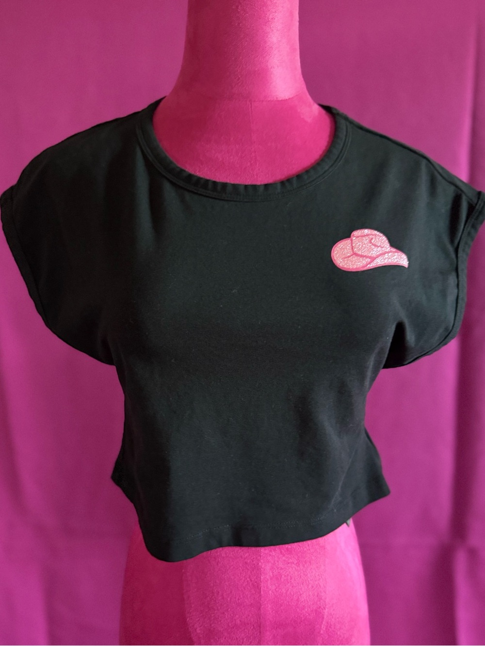 Cowgirl Hat Cropped Tee